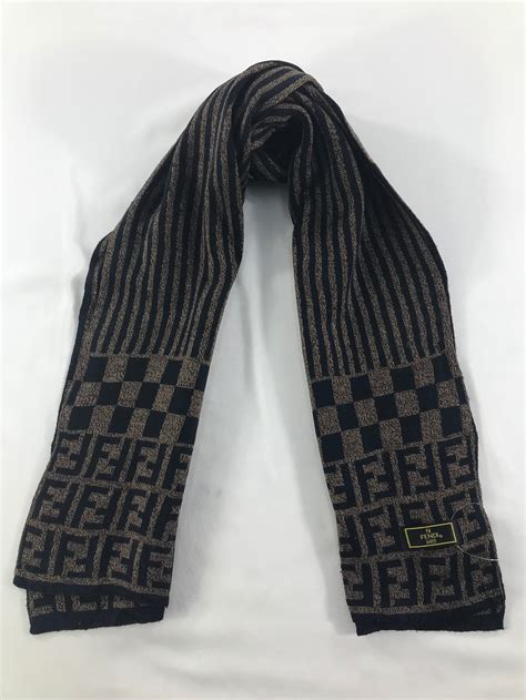 cheap fendi head scarf|vintage fendi wool scarf.